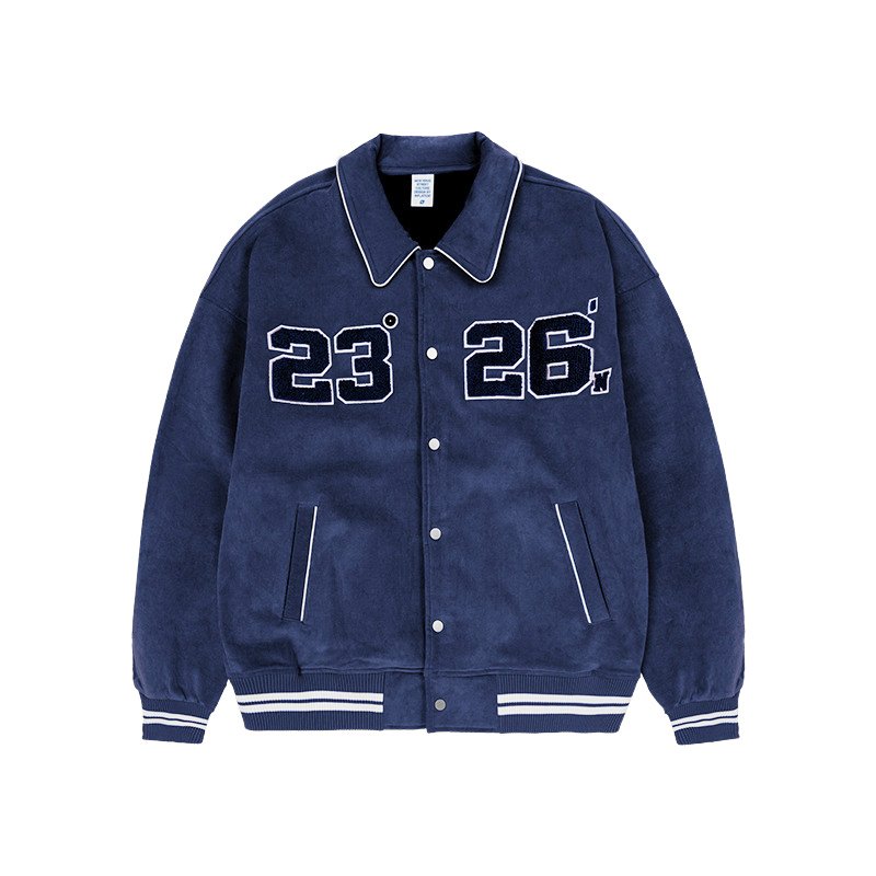 Heavyweight Chenille Embroidery Corduroy Varsity Jacket – view 7