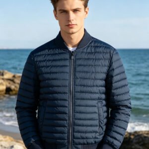 saz-bm5206 Classic Lightweight Padded Bomber Jacket