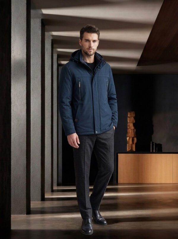 saz-bm5211 A Classic Multi-Pocket Overcoat Is A Must-Have In Any Man's Wardrobe