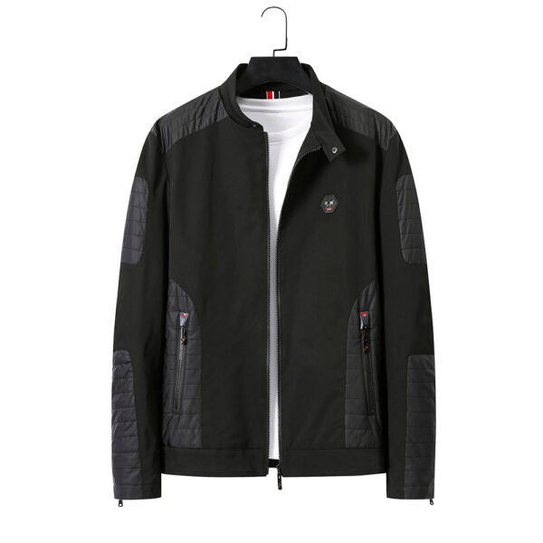 saz-df75308 quilted cotton patch outdoor insulated jacket