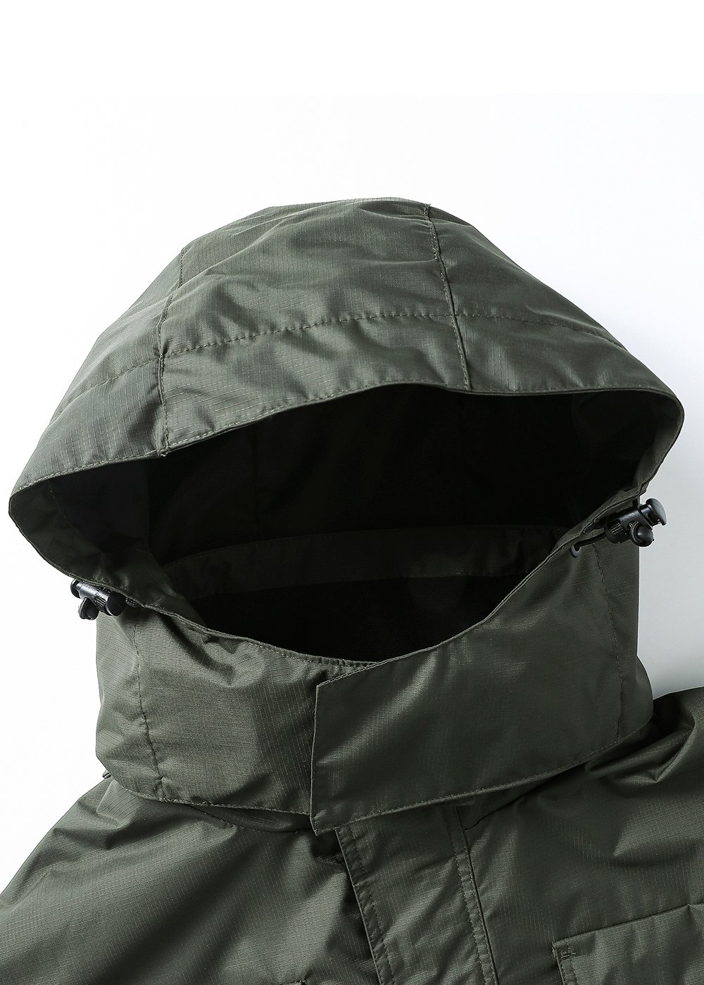water-repellent hooded windbreaker jacket – view 4