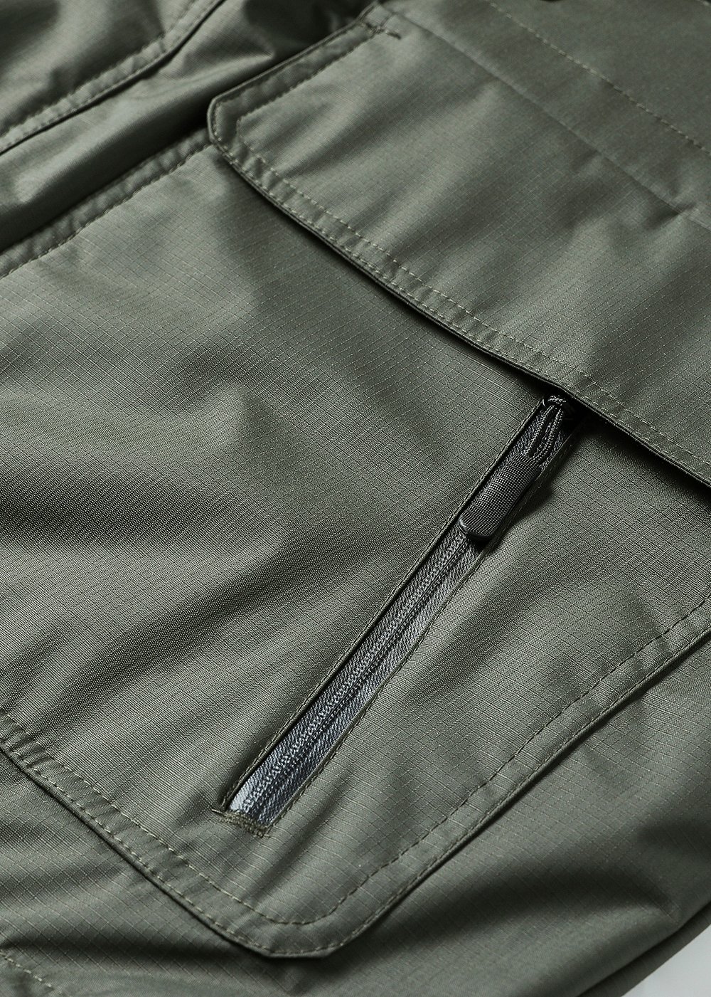 water-repellent hooded windbreaker jacket – view 5