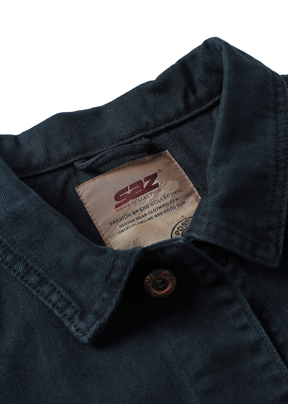 2 Big Cargo Pocket Overshirt Shacket With Embroidery Logo