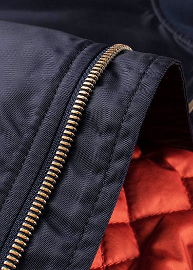 Ma1 Pocket Padded Bomber Jacket With Contrast Lining – view 4