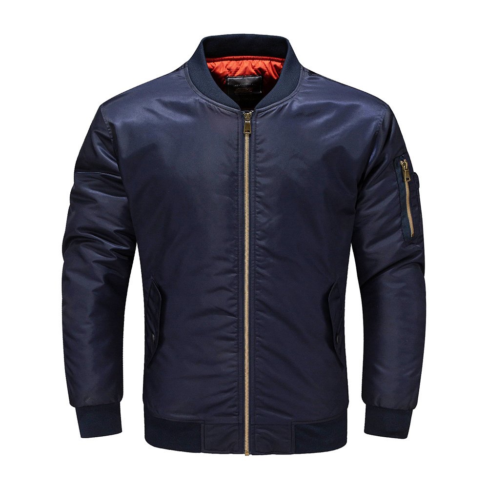 Ma1 Pocket Padded Bomber Jacket With Contrast Lining – view 10