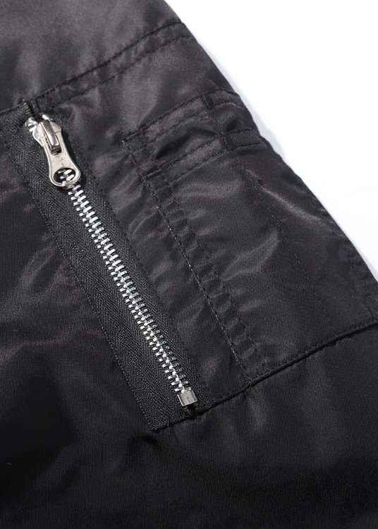 Ma-1 Slim Fit Essential Bomber Jacket In Red – view 2