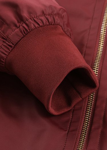 Oversized Custom Leather Badge Vintage Bomber Jackets – view 2