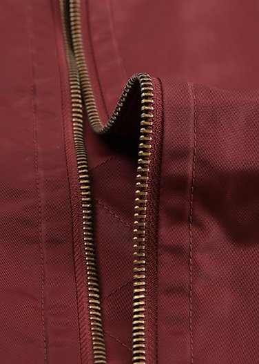 Oversized Custom Leather Badge Vintage Bomber Jackets – view 3