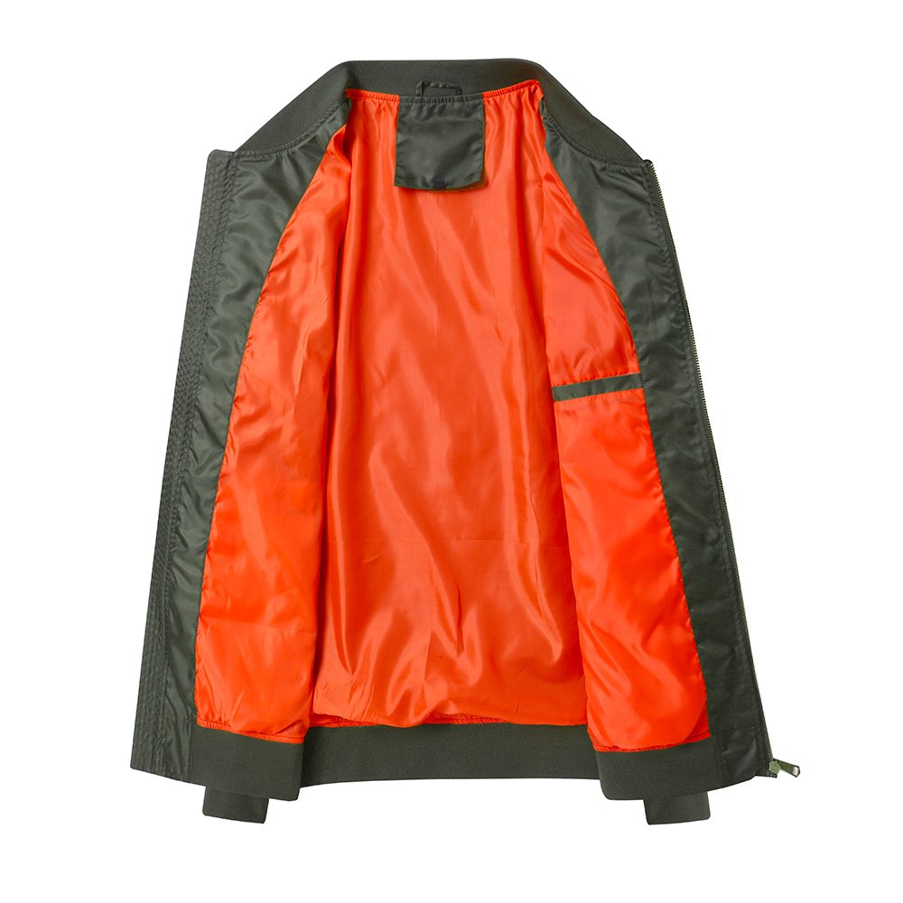 regular fit lightweight unisex ma-1 bomber jacket – view 6