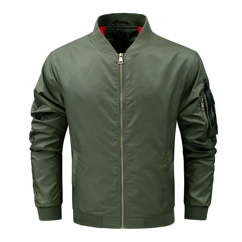 regular fit lightweight unisex ma-1 bomber jacket – view 7