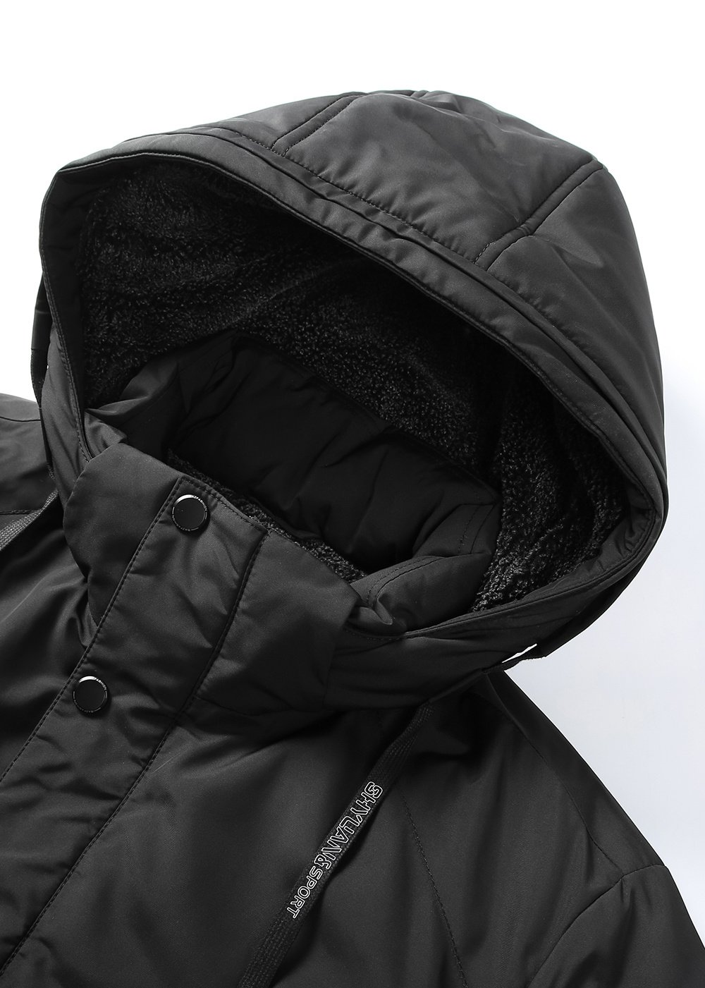 borg lined warm winter jacket – view 5