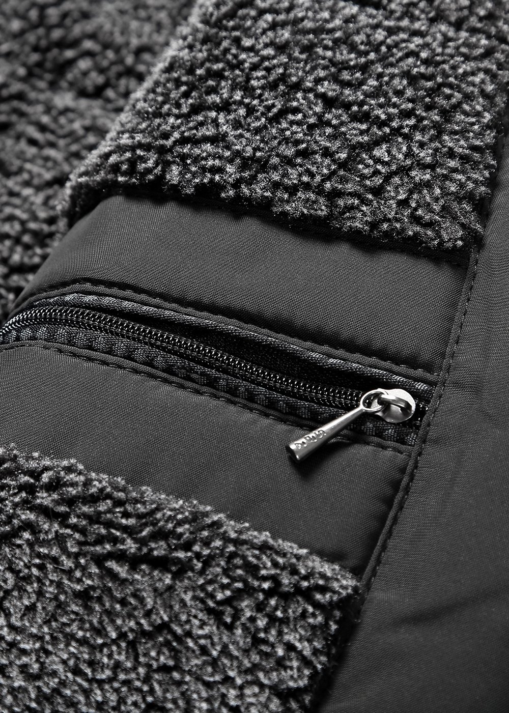 borg lined warm winter jacket – view 7