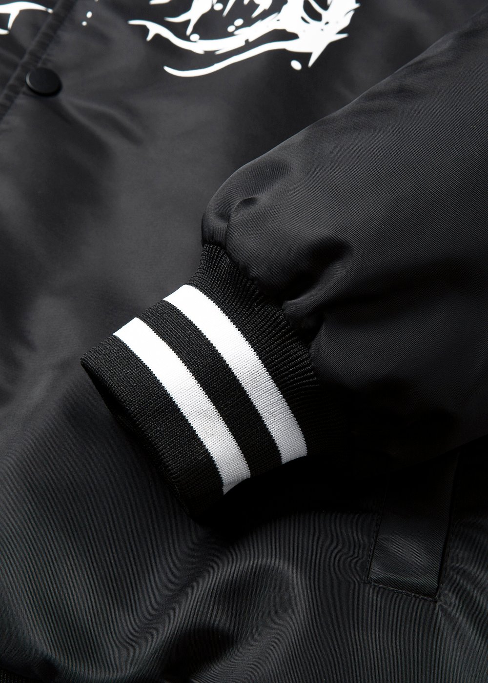 Printing Nylon Varsity Jacket With Detachable Hood – view 2