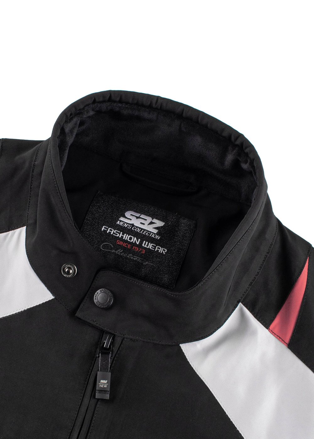 casual Water-resistant color blocked motorcycle jacket