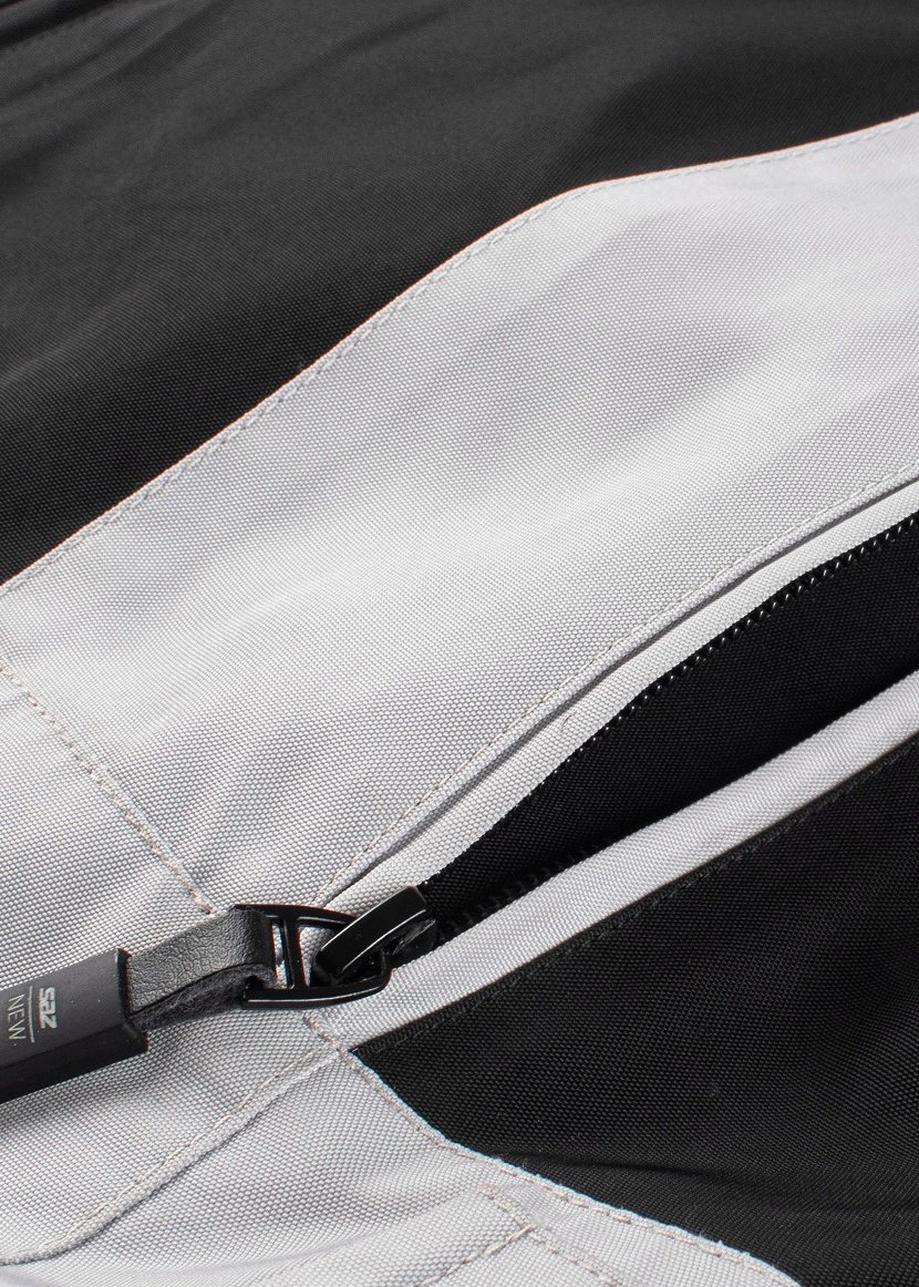 casual Water-resistant color blocked motorcycle jacket – view 2