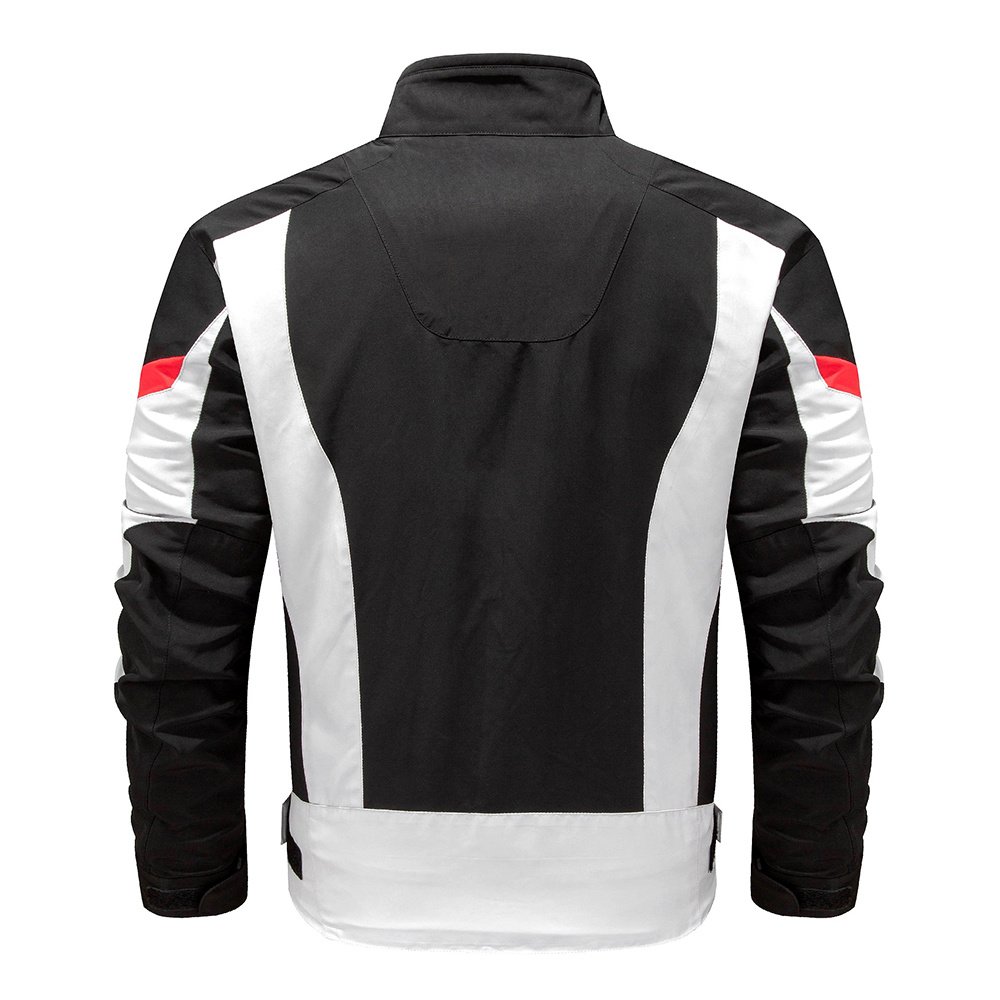 casual Water-resistant color blocked motorcycle jacket – view 7