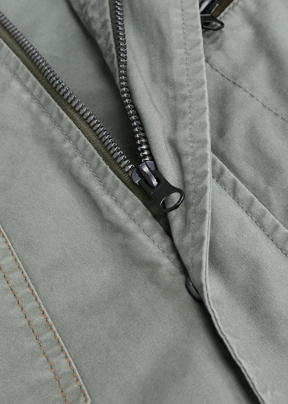 water-repellent cotton twill field men's jacket