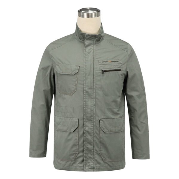 saz-sk-004-04 water-repellent cotton twill field men's jacket