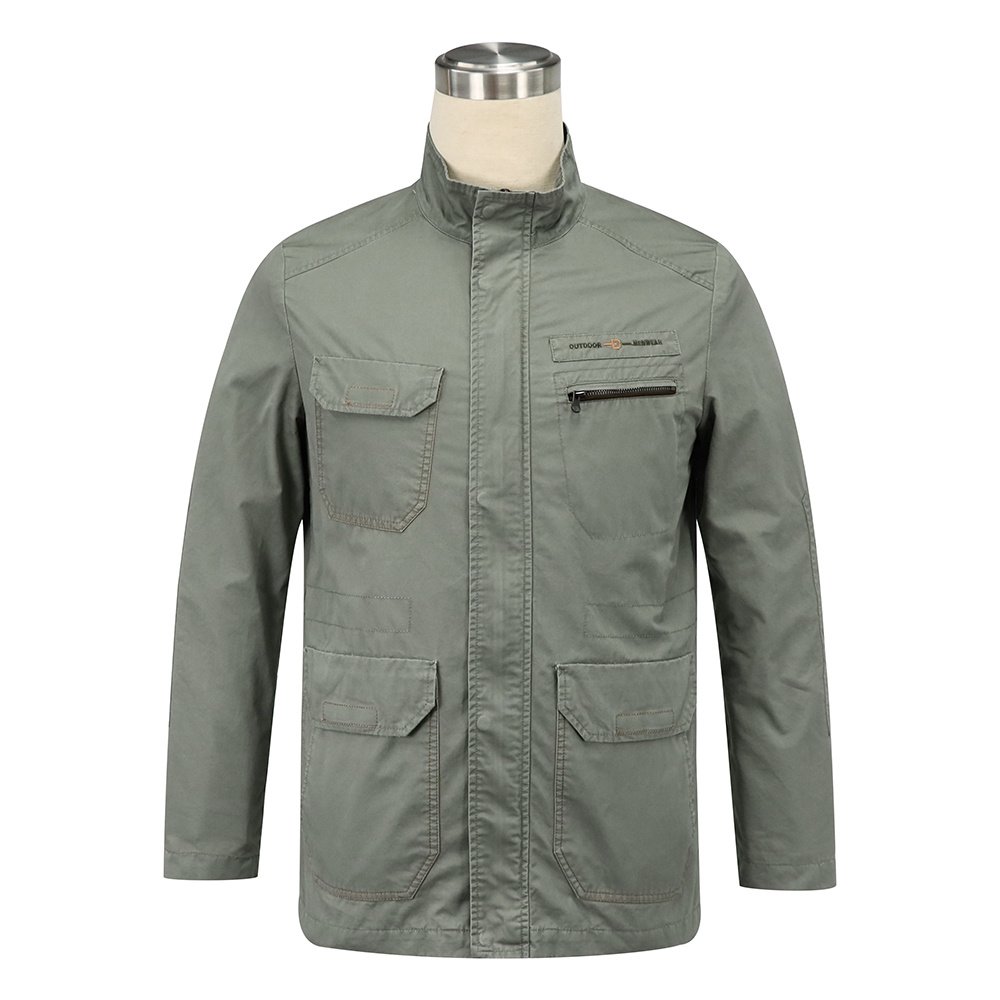 water-repellent cotton twill field men's jacket – view 5