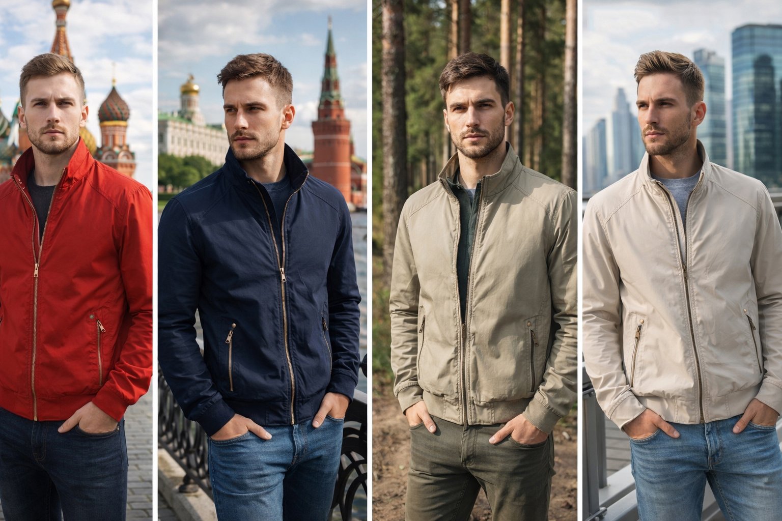 cotton-feeling comfortable transitional jacket – view 2