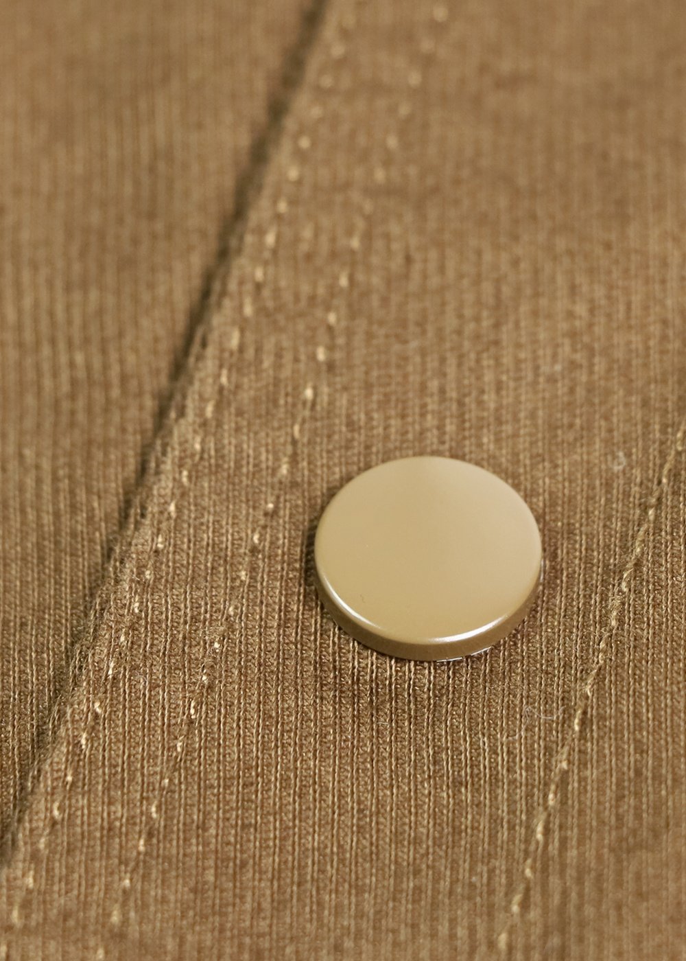 Single Breasted Quilted Overshirt