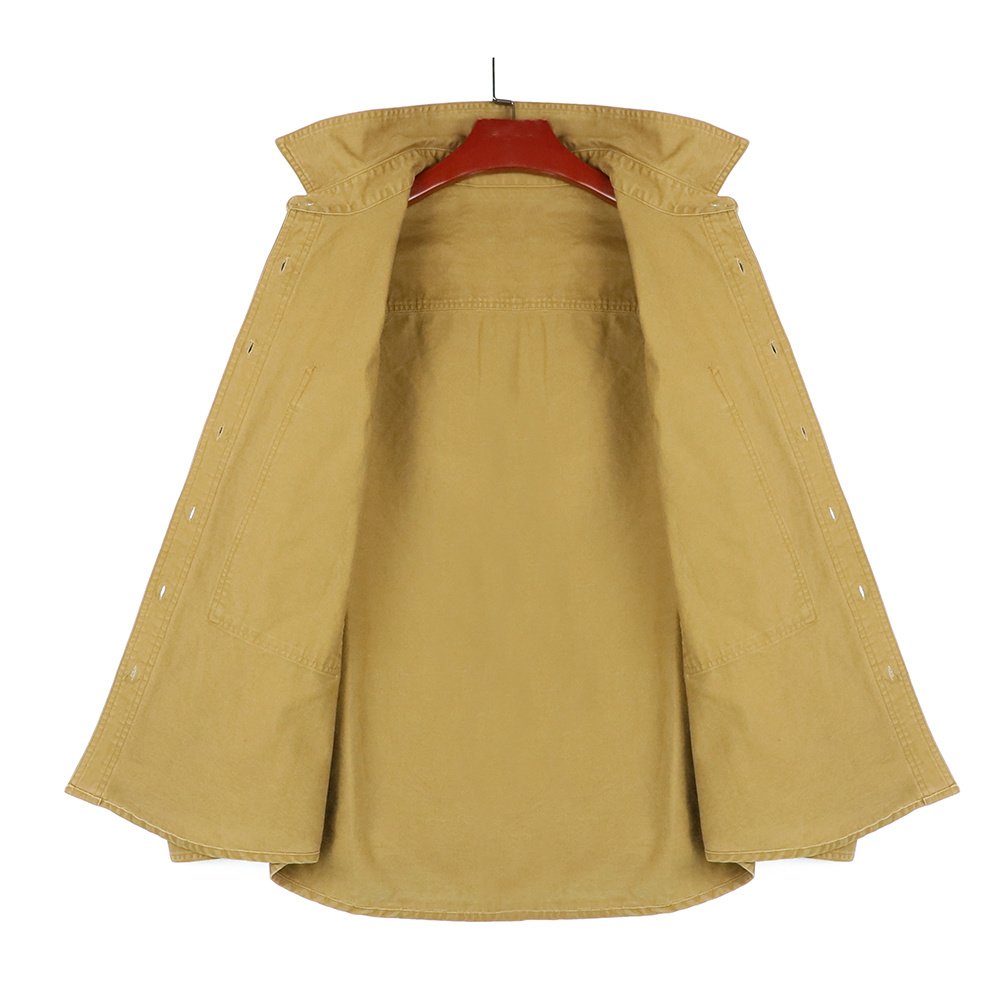 100% Cotton Dropped Shoulder Shacket – view 8