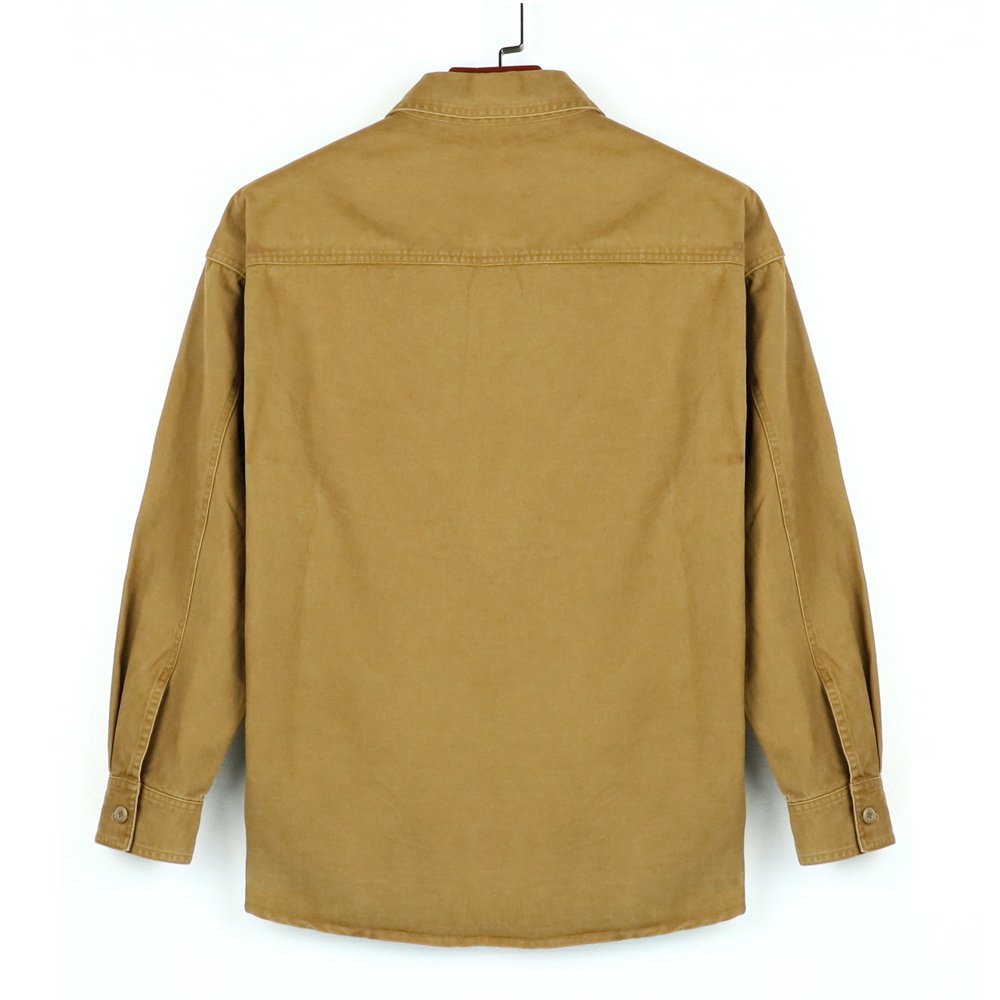 100% Cotton Dropped Shoulder Shacket – view 9