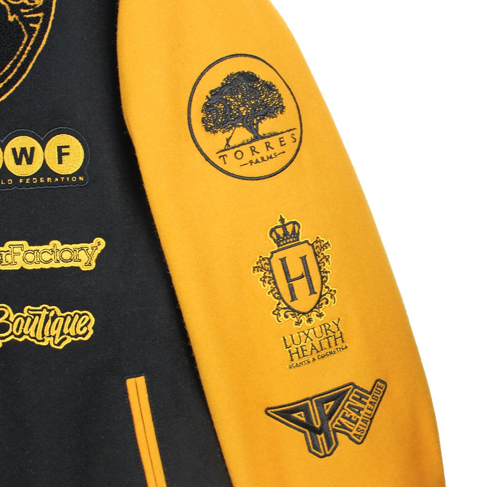 Personalized Embroidered Wool Varsity Jacket – view 4