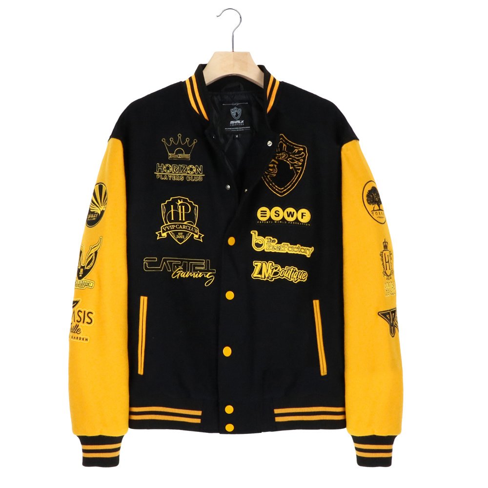 Personalized Embroidered Wool Varsity Jacket – view 6